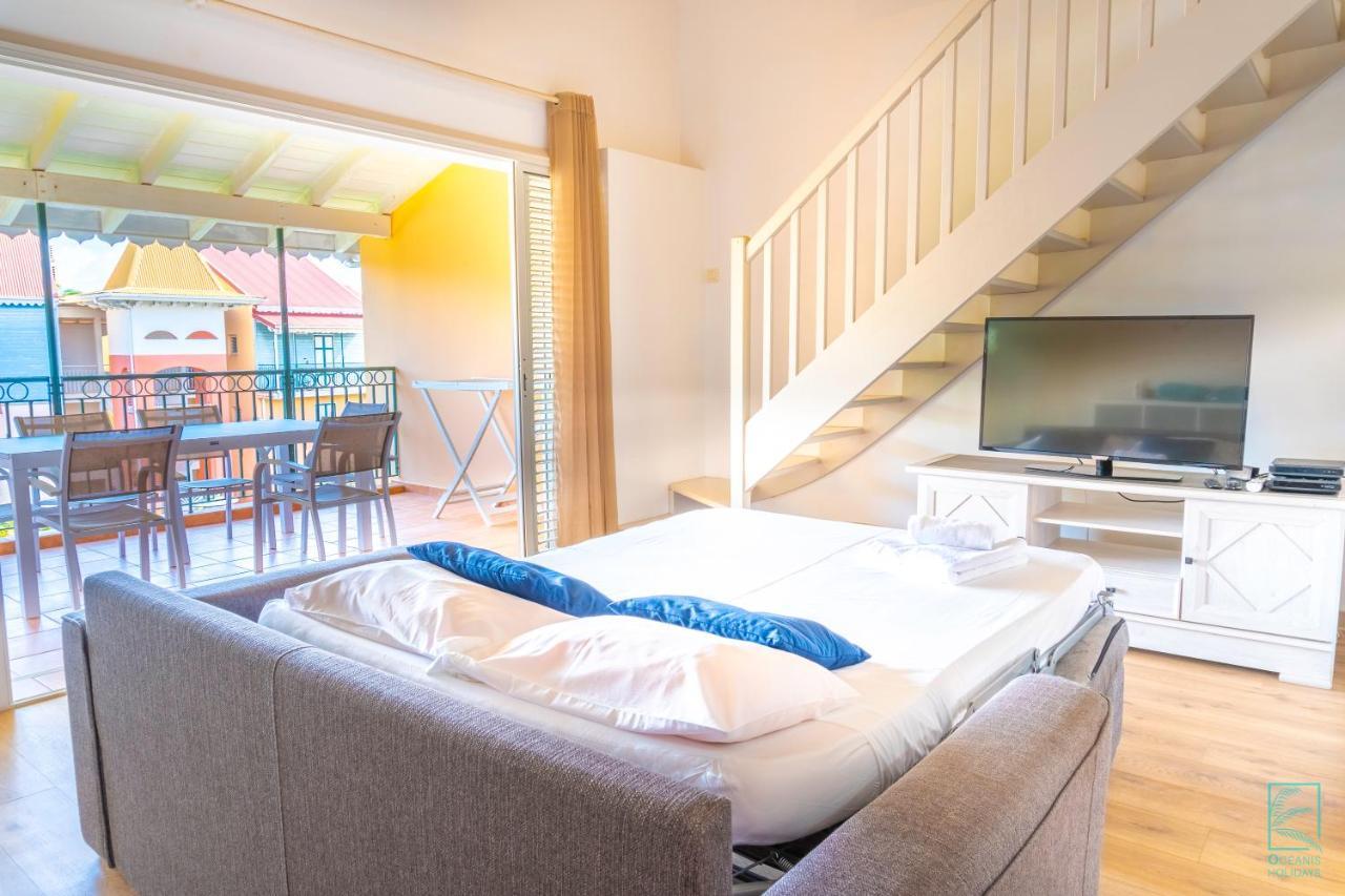 Superbe Appartement En Duplex En Residence - Caye D'Argent Le Gosier  Exterior foto